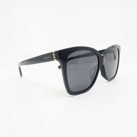 Gucci GG0459SA 001 57mm Black Oversized New Women's Sunglasses. - Picture 1 of 10